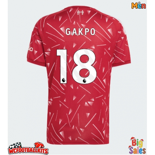 Liverpool Cody Gakpo #18 Replica Home Stadium Shirt 2026-27 Short Sleeve